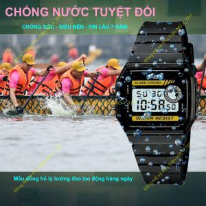 Đồng Hồ Điện Tử CAS|O Chống Nước Tuyệt Đối  9 Sx tại Thailand Pin Lâu 7 Năm Đầy Đủ Chức Năng Ch11