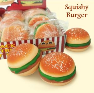 Mainan SQUISHY BURGER HAMBURGER COLA KENTANG Remas Anti Stres Penghilang Stress Masak masakan