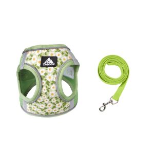 JPTD Reflective Pet Harness Anti Escape Floral Puppy Harness Cat Accessories Breathable Cat Chest Strap Small Dogs