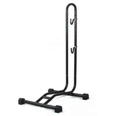 TOSEEK Bike Repair Stand 3in1 Premium Quality Vertical & Horizontal Adjustable Bicycle Floor Parking Rack for Indoor Outdoor Garage Storage