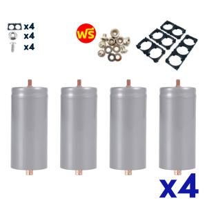 แบตเตอรี่ ลิเธียมฟอสเฟส LiFePO4 32650 แบตเตอรี่แพ็ค จ่ายกระแสสูง แบบเกลียว สำหรับไฟโซล่าเซลล์ พร้อมตัวยึด 2ช่อง+ชุดสกรู LiFePO4 3.2v 5-5.5Ah