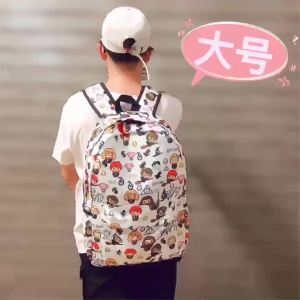 LZD  New Cartoon Animation Harry Potter Backpack Hogworth Snake Magic College Student Schoolbag Computer Bag