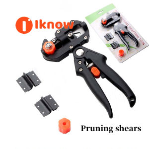 I know Professional Grafting Tools Pruner Kit Garden Fruit Tree Grafting Shears 2 in 1 Gardening Scissors Shear Cutting Tool with Replacement Blades for Plant Branch Stem Vine Fruit Tree Grafting