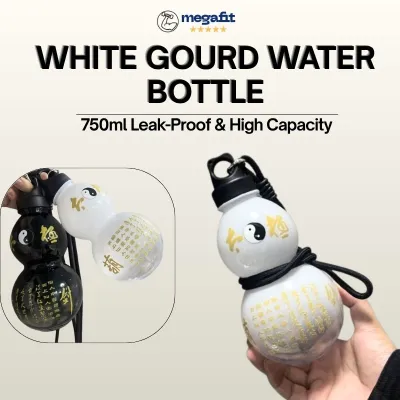 Durable 750ml gourd shape water flask travel friendly portable kettle for daily use gym & hiking