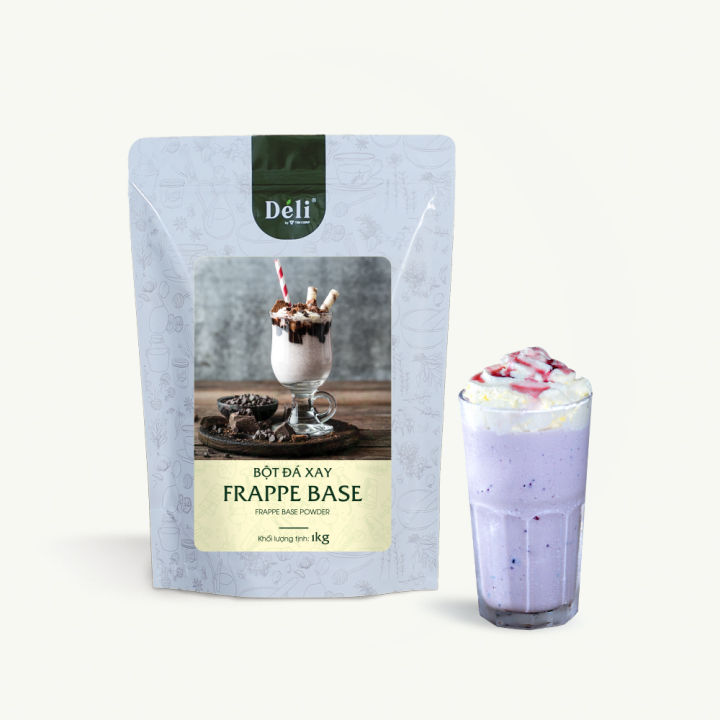 Bột đá xay Déli - 1kg - Chống tách nước, chuyên dùng pha chế đá xay, sinh tố