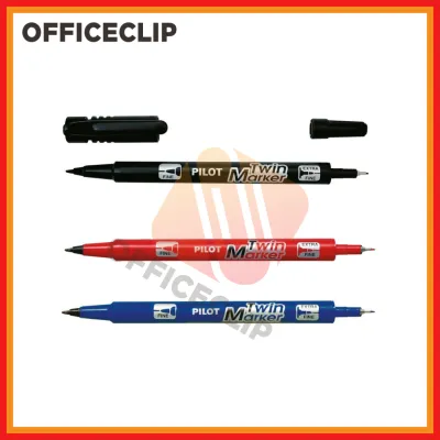 Pilot SCA-TM Twin Marker Permanent Marker 2 in 1 (Fine/Extra Fine) Sold per pc