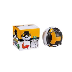 Pokeball + 1pcs Tiny Figures Inside Action Figures Toys Ball Pokemon Toys Eevee Vulpix Fennekin Cubone Model Childrens Gift