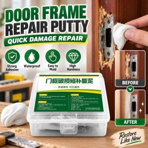 Door Frame Repair Putty Wood Filler Paste Strong Adhesive Gap Filler Mouldable Wood Repair Clay Home Furniture Cabinet