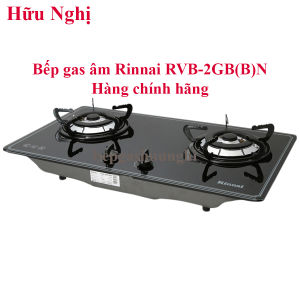 Bếp gas âm Rinnai RVB-2BG(B)N Hàng chính hãng RVB 2BG WN