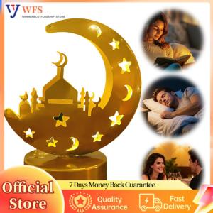 【Flagship】 Creative Eid Mubarak Candle Lamp LED Islamic Prayer Candle Stick Multi-Purpose Festive Decorative Lights for Islamic Muslim Party Decor