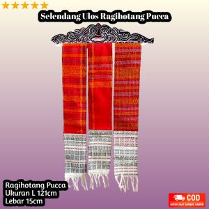 Selendang Ulos Ragihotang Pucca / Selendang Ragihotang Bolak Balik / Selendang Adat Batak / B B
