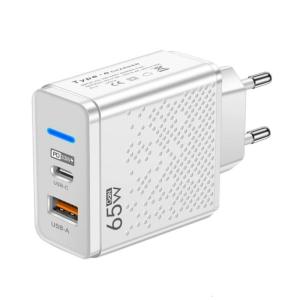 Charging Hub USB Type C Port Automatic Power Adjustment Simultaneous Charging Head Plastic Texture for Various Devices