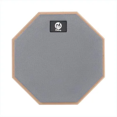 8 Inch Rubber Wooden Dumb Drum Practice Training Drum Pad for Jazz Drums Exercise 3 Colors Optional