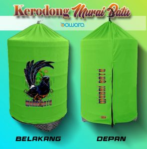 Bawara Kerodong Krodong Sangkar Murai Batu Gambar Murai Batu Big Side Bahan Cotton Bahan Kaos Single Knit SK