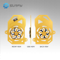 ARM Radiator Cover Windmill Full CNC 2-Color Spinner Design For ADV 160 PCX 160 Click 160. 