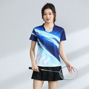 Women Tennis T Shirt Girls Badminton Tshirts  Youth Table Tennis Jerseys PingPong Kit Sportswear Clothing