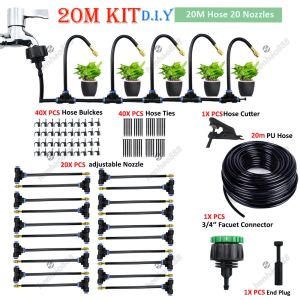 (รุ่นใหม่ 2025) ชุดหัวฉีดสเปรย์หมอก  ชุดพ่นไอน้ำ ชุดพ่นหมอก หัวพ่นหมอก ดัดได้ งอได้ ชุดละอองหมอก หัวทองเหลือง อุปกรณ์ครบชุด ติดตั้งง่าย