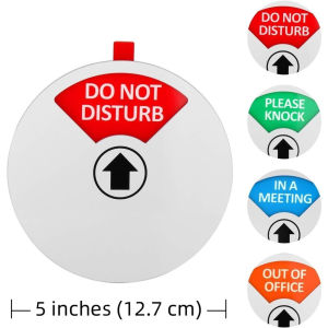 Privacy Do Not Disturb Out of Office Please Knock In A Meeting Sign for Offices Office Conference