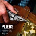 LEATHERMAN, Wave Plus Multitool with Premium Replaceable Wire Cutters, Spring-Action Scissors and Nylon Sheath, Built in the USA, Stainless Steel. 