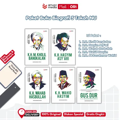 Paket Buku Biografi Tokoh NU Free Blocknote
