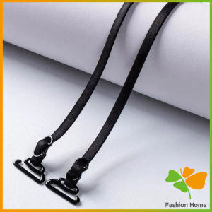 FASHION 1คู่ ชุดชั้นใน สายรัดบรา สายรัดไหล่ 0.5 ซม. กว้าง ยืดหยุ่น ปรับได้ ไขว้ สบาย กันลื่น bra strap