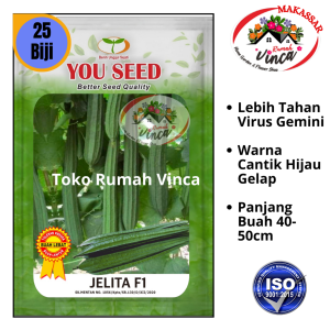 Benih Bibit Oyong Gambas Tahan Virus JELITA F1 25 Biji Cap You Seed