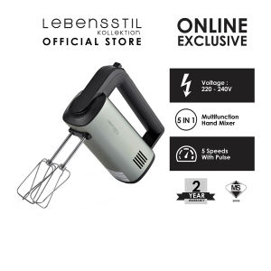 Lebensstil Kollektion 5-In-1 Stainless Steel Multifunction Hand Mixer + Blender | LKHM-1001X