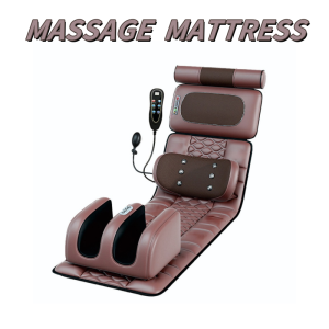 Foldable Electric Massager Mat Full Body Kneading Heating Vibrator Massage Mattress
