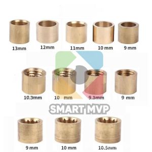 Phíp Đồng Bida Loại Trơn và Loại Ren - Phíp Đồng Thay Đầu Cơ Bida Cho CLB Đủ Size