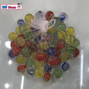 Set 40 viên bi ve thủy tinh các màu 16mmđồ chơi bắn bi tuổi thơ Shop Bố Sam