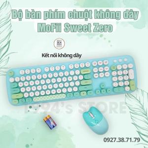 Bàn phím giả cơ và chuột không dây MOFII SWEET ZERO - Dùng cho PC Laptop Tivi Máy tính bảng Điện thoại ...