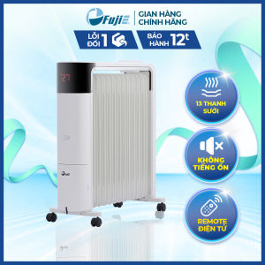 Máy sưởi dầu FujiE OFR7813 Máy sưởi ấm 13 tấm sưởi công nghệ A.I thông minh - Nhập khẩu chính hãng - Bảo hành toàn quốc