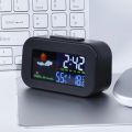 Retail <br><br>Weather Station Clock with Color Display Temp&amp;Humidity Monitor Backlit for Kids Teens Students - Bedroom Dorm Desk. 