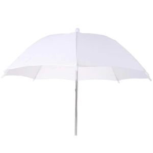 RJQFNG Trắng Ô ảnh 50cm/ 20 inch Tay cầm loại mềm Ô Dù Ánh Sáng Dịu Nhẹ Chuyên nghiệp Vải khuếch tán ánh sáng Ô dù chiếu sáng Phụ Kiện Ảnh
