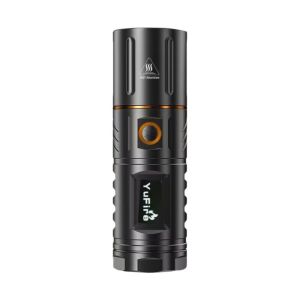 STVML แบตเตอรี่ 5000mAh ไฟฉาย LED แบบพกพา ป้องกันน้ำ ไฟฉายซูมได้ กำลังสูง ชาร์จผ่าน USB ได้ ไฟฉายกลางแจ้ง กิจกรรมกลางแจ้ง