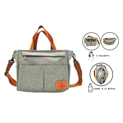 Huggy Baby BAG05 Korean Cooler Bag 5 Pockets Tas Thermal ASI Bayi