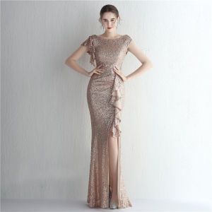Evening dress womens new banquet Sequin fishtail prom party dress long gown formal birthday dress wedding dress