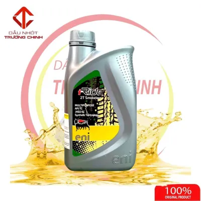 Nhớt 2 thì ENI I-RIDE 2T Smokeless không khói nhập khẩu Ý