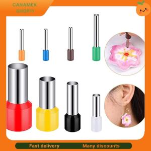 ❣️❣️❣️ 8 Pcs 8 Sizes Polymer Clay Cutter Molds Hole Punches Tool Set DIY Polymer Clay Earrings Making Craft Handmade