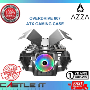 Azza OVERDRIVE 807 PCI-E 4.0 Aluminum ATX Premium Gaming Concept Casing Case Chassis