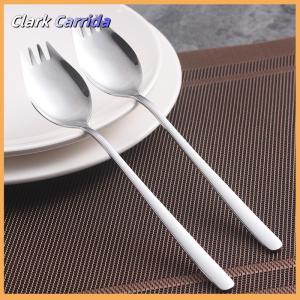 [Clark Carrida] 304 thép không gỉ ngã ba hộ gia đình spork muỗng một salad muỗng bánh trái cây ngã ba phương Tây Bộ đồ ăn