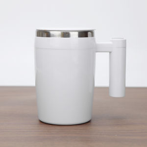 USB Charge Self Stirring Magnetic Mug Automatic Electric Stainless Steel Coffee Mixing Cup Smart Mixer Thermal Cup 380ml