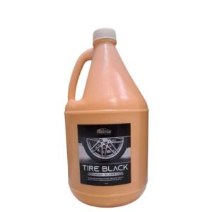 Prestige 1 Gallon Tire Black High Gloss Cream – Hydrophobic Silicon-Rich Formula for Long-Lasting Shine – Easy Application for Deep Black Glossy Finish – Protects Tires from Fading & Cracking – Ideal for Professional Detailing & Car Care Enthusiasts