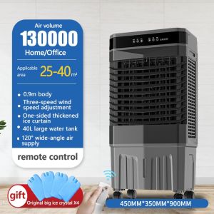 【🥇SUPER COOL】Air conditioning fan 50L large water tank mobile air cooler household large air volume tower fan three speed rapid cooling room with large area portable air conditioning vertical fan Portable air conditioning electric fan Humidifier