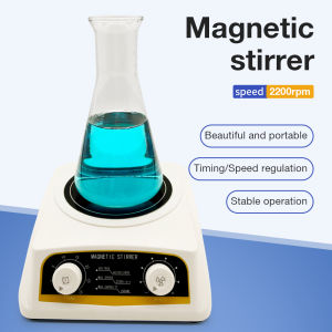 2200rpm Stirrer Laboratory Equipment Stirrer with Stirring Bar Liquid Stirrer 230V EU Plug Adjustable Speed ​​and Timer