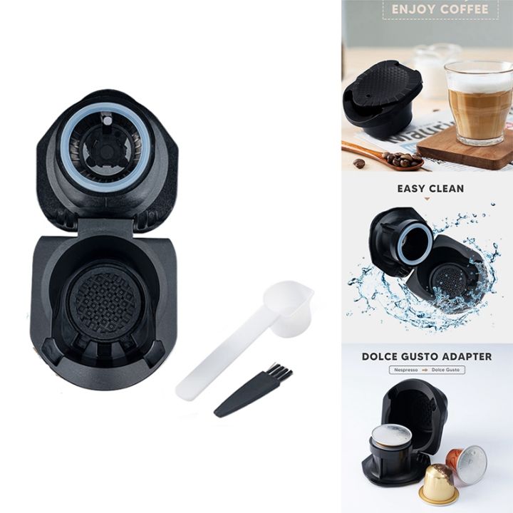 Capsule Adapter for Nespresso Capsules Convert Dolce Gusto Crema Make for  Dolce Gusto Coffee Machine Piccolo Xs Genio Lazada Singapore