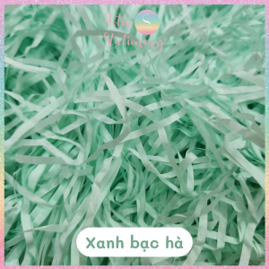 HOTIS Giấy rơm 3mm giấy vụn lót hộp quà giấy rơm màu pastel ngọt ngào