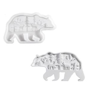 Multipurpose Flexible Silicone Mould for Polars Bear Holders Portable for Craft Supplies and Festive Decorations