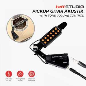 Pick Up Gitar Akustik Acoustic Guitar 12 Hole Pickup Microphone
