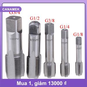 【CANAMEK】 G1 8 1 4 3 8 1 2 3 4 HSS côn ống tap BSP kim loại vít Chủ Đề Công cụ cắt